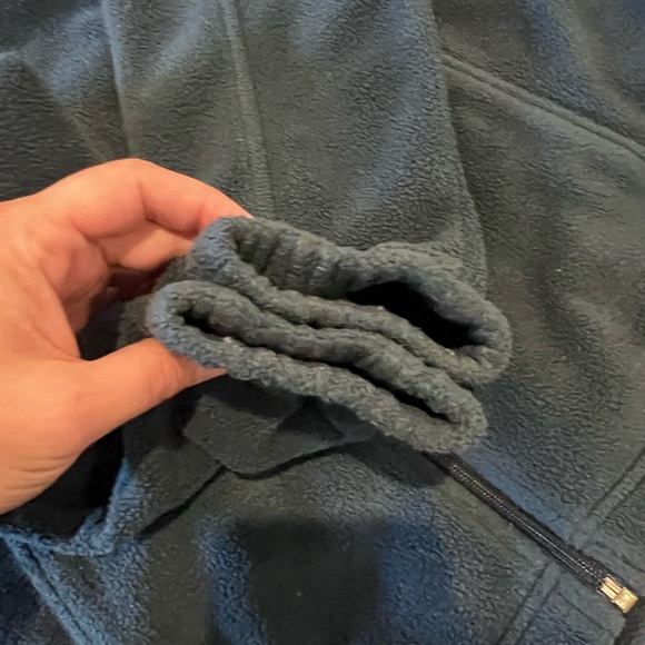 Womens Blue Columbia Fleece Full Zip Jacket Size Medium - Picture 5 of 8